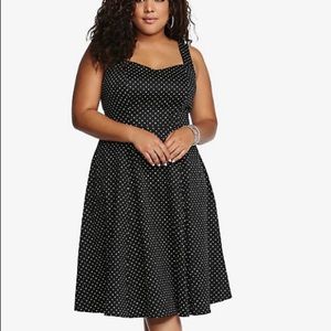 Torrid Polka Dot Swing Dress